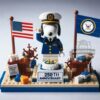 Snoopy US Navy 250th Anniversary Lego Building Set