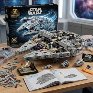 Star Wars 50th Anniversary Millennium Falcon Brick Set
