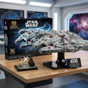 Star Wars 50th Anniversary Millennium Falcon Brick Set