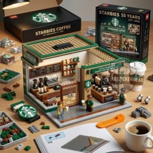 Starbies Coffee 55th Anniversary 1971-2026 Building Block Set