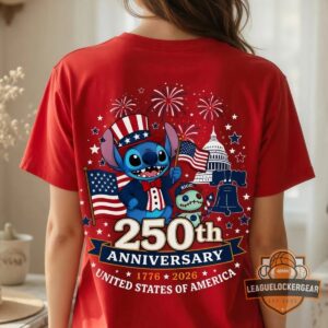 Stitch 250th United States Anniversary T-Shirt