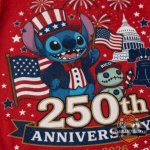 Stitch 250th United States Anniversary T-Shirt
