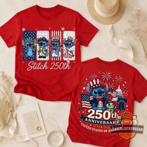 Stitch 250th United States Anniversary T-Shirt
