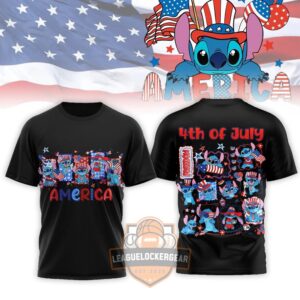 Stitch 4th of July Patriotic T-Shirt