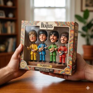 The Beatles Sgt. Pepper's Dashboard Bobblehead Set