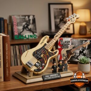 The Clash 50th Anniversary Paul Simonon 1978 Fender Precision Bass Building Block Set