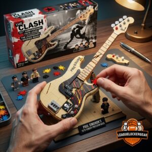 The Clash 50th Anniversary Paul Simonon 1978 Fender Precision Bass Building Block Set
