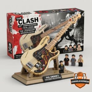 The Clash 50th Anniversary Paul Simonon 1978 Fender Precision Bass Building Block Set