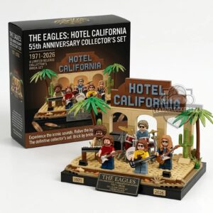 The Eagles Hotel California 55th Anniversary 1971-2026 Collector's Brick Set