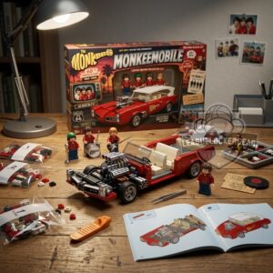 The Monkees Monkeemobile 60th Anniversary Building Blocks Set