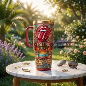 The Rolling Stones Summer Never Stops Tumbler with Handle
