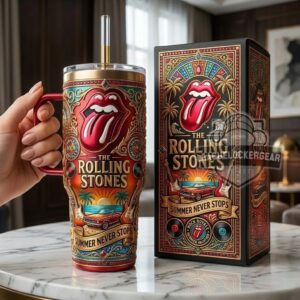 The Rolling Stones Summer Never Stops Tumbler with Handle
