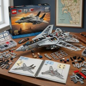 Top Gun 40th Anniversary 1986-2026 LEGO F-14 Tomcat Set