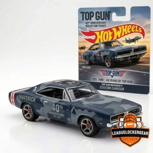 Top Gun 40th Anniversary Maverick's Custom Charger Hot Wheels Diecast Car