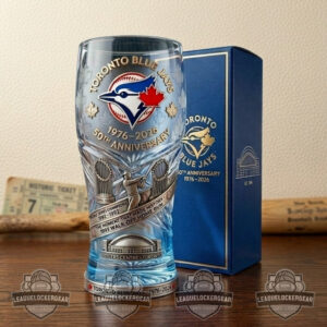 Toronto Blue Jays 50th Anniversary Rogers Centre Pilsner Glass