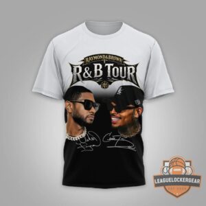 Usher Chris Brown Raymond & Brown R&B Tour 2026 T-Shirt