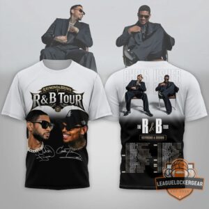 Usher Chris Brown Raymond & Brown R&B Tour 2026 T-Shirt