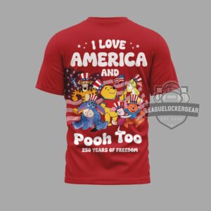 Winnie the Pooh America 250th Anniversary of Freedom T-Shirt