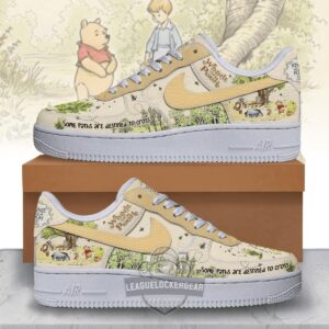 Winnie the Pooh Some Paths Are Destined To Cross Nike Air Force 1 Sneakers