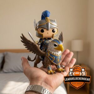 World Of Warcraft 22nd Anniversary Stormwind Royal Knight On Royal Gryphon Pop Figure