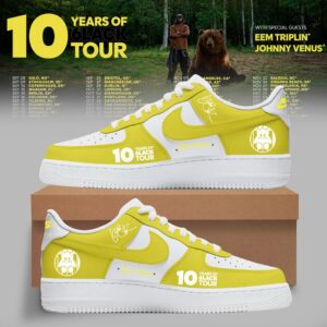 6LACK 10 Years Tour Custom Nike Air Force 1 Shoes