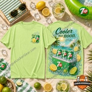 7UP Cooler than Noon Summer Beach T-Shirt