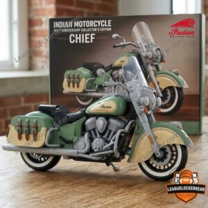 Indian Motorcycle 125th Anniversary Collectors Roadmaster Chief Scout Building Bricks 3