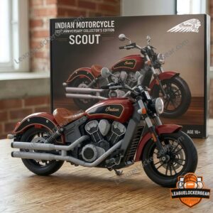 Indian Motorcycle 125th Anniversary Collectors Roadmaster Chief Scout Building Bricks 4