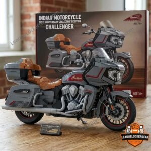 Indian Motorcycle 125th Anniversary Collectors Roadmaster Chief Scout Building Bricks 5