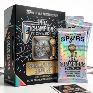 San Antonio Spurs NBA Champions 2026 Trading Cards 1