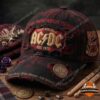 AC/DC Est 1973 High Voltage Back In Black Distressed Baseball Cap