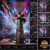 AC/DC High Voltage Est 1973 Led Handheld Fan