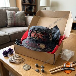 AC/DC High Voltage Est 1973 Hells Bells Back In Black Bucket Hat