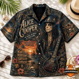 Alice Cooper School's Out Forever Hawaiian Shirt
