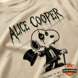 Alice Cooper Snoopy Welcome to My Nightmare T-Shirt