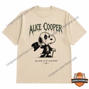 Alice Cooper Snoopy Welcome to My Nightmare T-Shirt