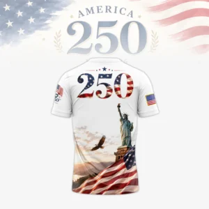 America 250 Years of Freedom 1776-2026 T-Shirt
