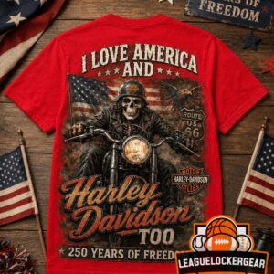 America Harley-Davidson 250 Years of Freedom T-Shirt
