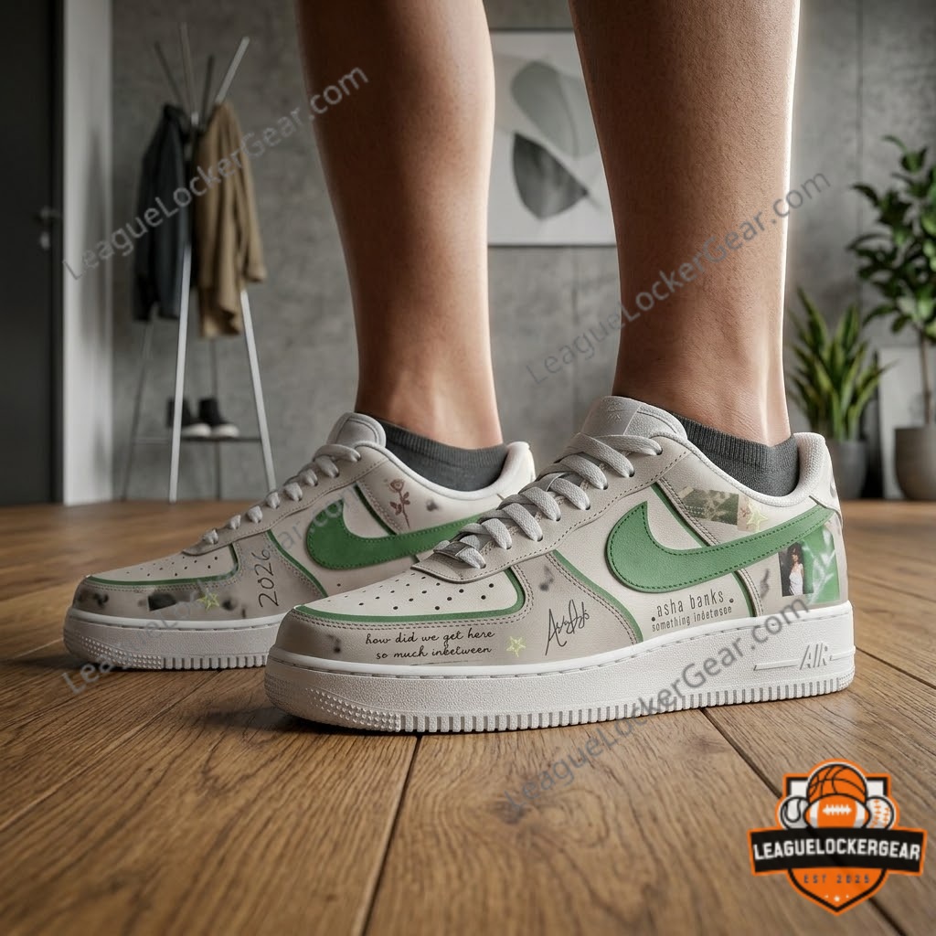Asha Banks Something Inbetween Custom Air Force 1 Shoes