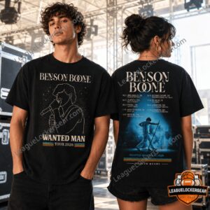 Benson Boone Wanted Man Tour 2026 T-Shirt
