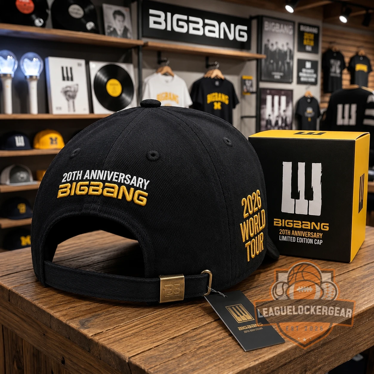 BIGBANG 20th Anniversary 2026 World Tour Signed Cap - LeagueLockerGear