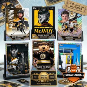 Boston Bruins 102nd Anniversary 1924-2026 Trading Cards Box Set