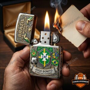 Brazil FIFA World Cup 2026 Zippo Lighter