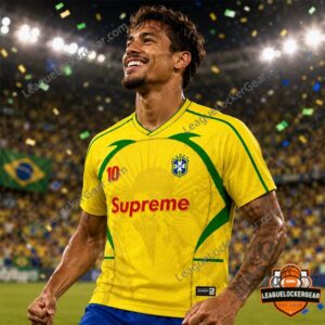 Brazil x Supreme FIFA World Cup 2026 Soccer Jersey