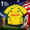 Brazil x Supreme FIFA World Cup 2026 Soccer Jersey
