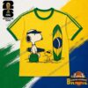Brazil Snoopy Woodstock FIFA World Cup 2026 T-Shirt