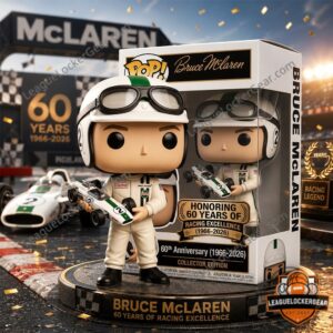 Bruce McLaren 60th Anniversary 1966-2026 Funko Pop Figure