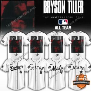 Bryson Tiller The NeotrapSoul Tour All Team MLB Baseball Jersey
