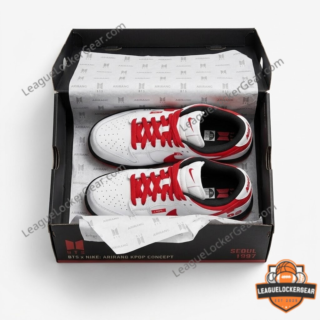 K-Pop BTS ARIRANG Nike Dunk Low Concept Sneakers