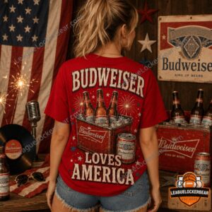 Budweiser 250 Years of Freedom 1776-2026 America T-Shirt